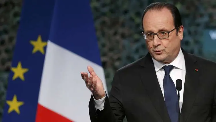 El presidente francés, François Hollande.