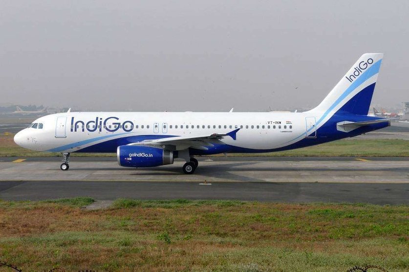Un avión de la aerolínea Indigo, a modo ilustrativo. (Fuente externa)
