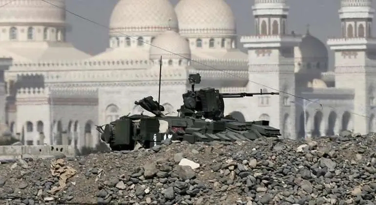 Imagen de una mezquita en Yemen.