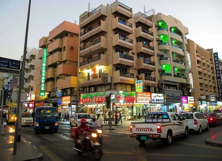 Imagen de la zona de Naif en Dubai. (Fuente externa)