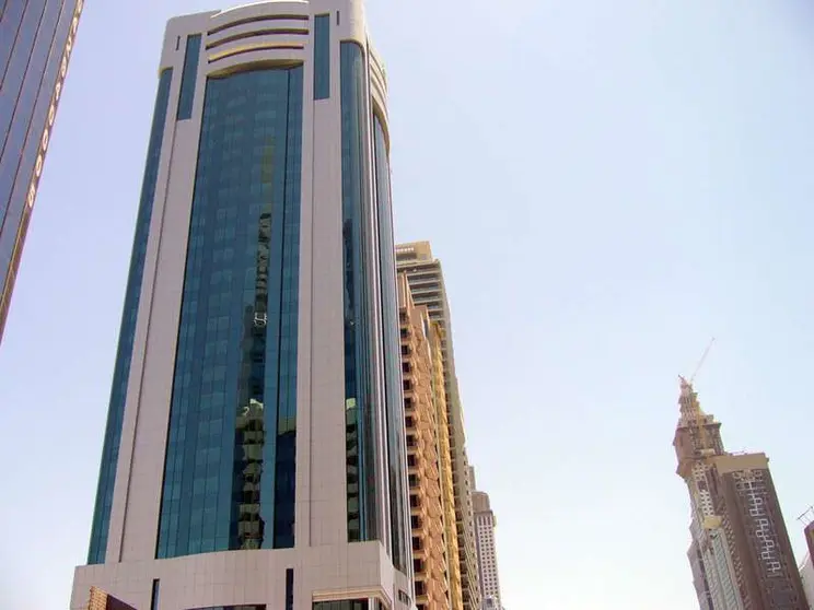El hotel Towers Rotana en Dubai.