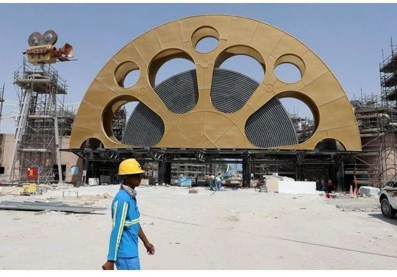 Los trabajos en el Gran Parque Temático de Dubai avanzan a buen ritmo.