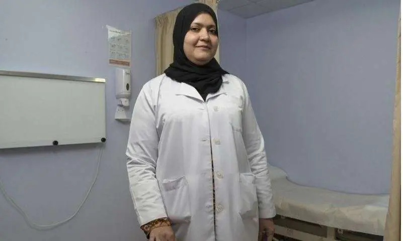 La emiratí especilista en urología, Ahlam BuSaber.