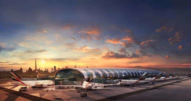 Una imagen de la Terminal 3 del Aeropuerto Internacional de Dubai.
