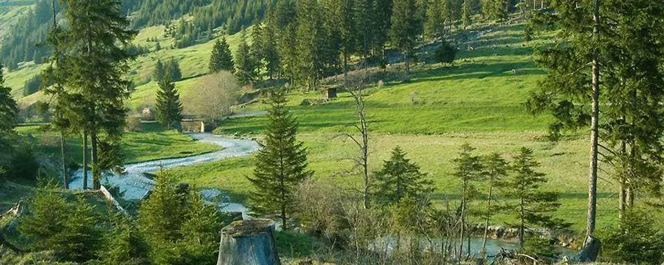 Un paisaje de los Alpes Alemanes.