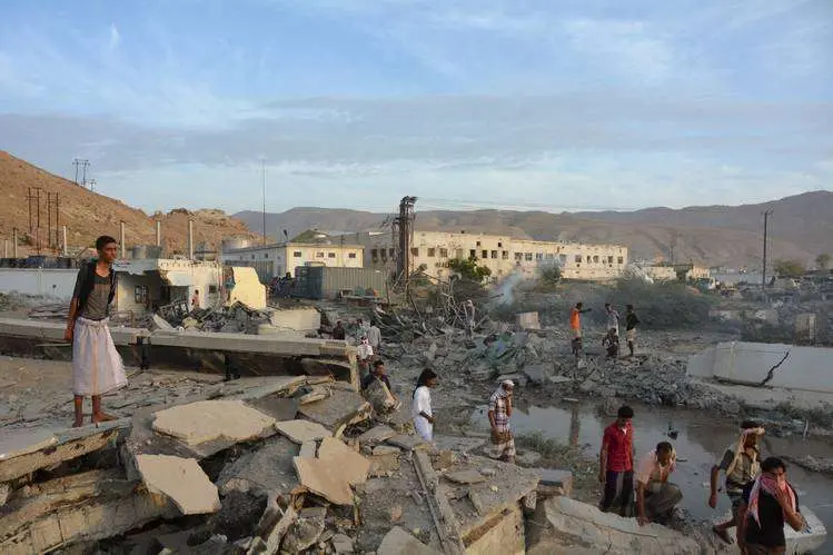 Una imagen de Mukalla, el tercer puerto de Yemen. 