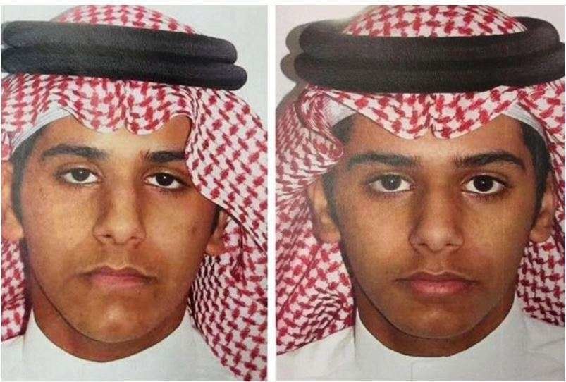 Imagen de los gemelos saudíes. (Internet)