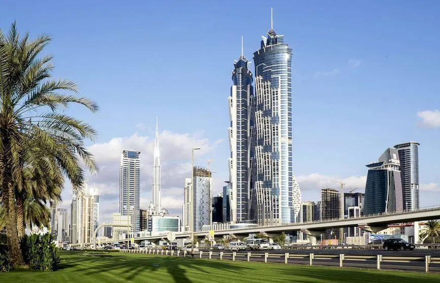 Imagen de uno de los hoteles de la cadena Marriott en Dubai.