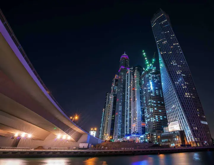 Una vista de Dubai Marina. (Mattharvey1, Flickr)