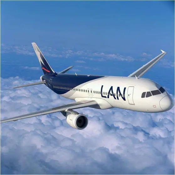 Un avión de la compañía aérea Latam. (Latam Airlines)