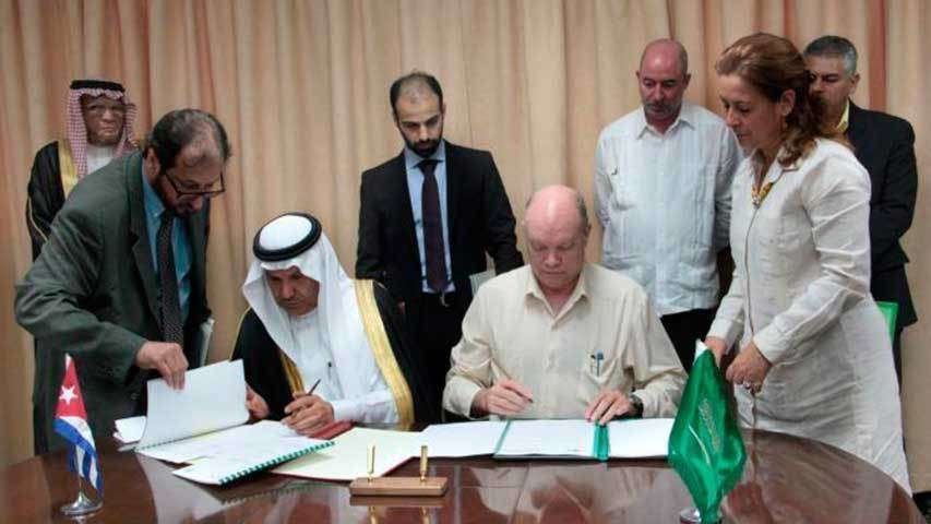 Cuba y Arabia Saudita han firmado cinco acuerdos en los últimos cinco años.