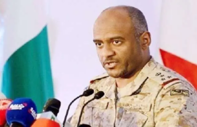 El general Ahmed Al-Asiri, portavoz de la Coalición Árabe en Yemen.