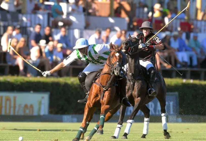 Una imagen de un encuentro del equipo de Dubai de Polo en Sotogrande.