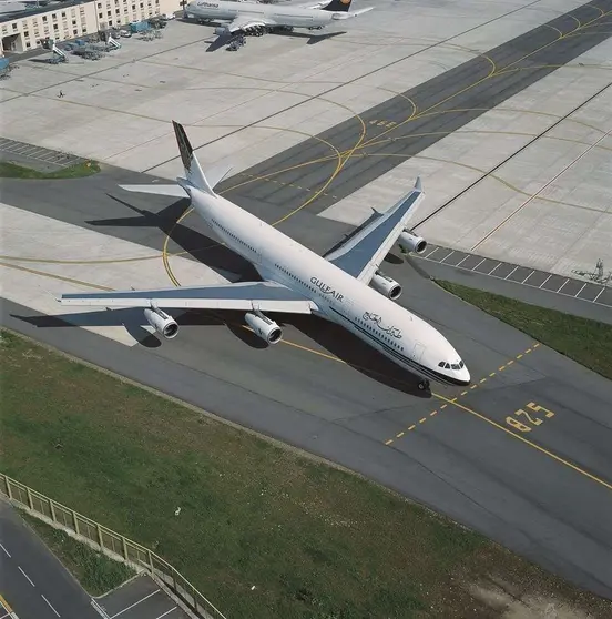 Un avión de la compañía Gulf Air.