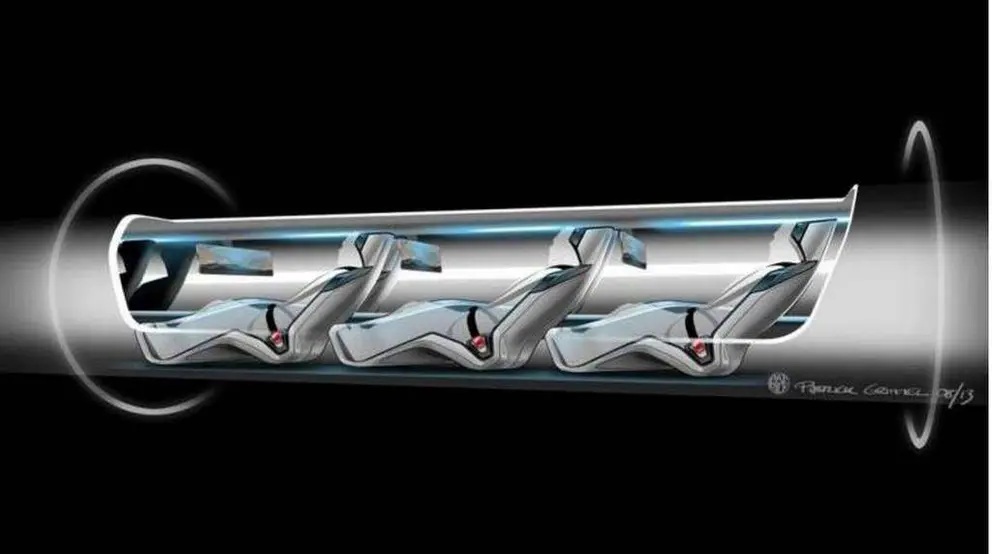 Hyperloop quiere transportar pasajeros a la velocidad del sonido.