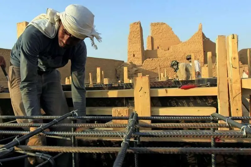 Un trabajador extranjero en el reino de Arabia Saudita.