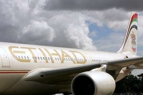 Un avión de la aerolínea de Abu Dhabi.