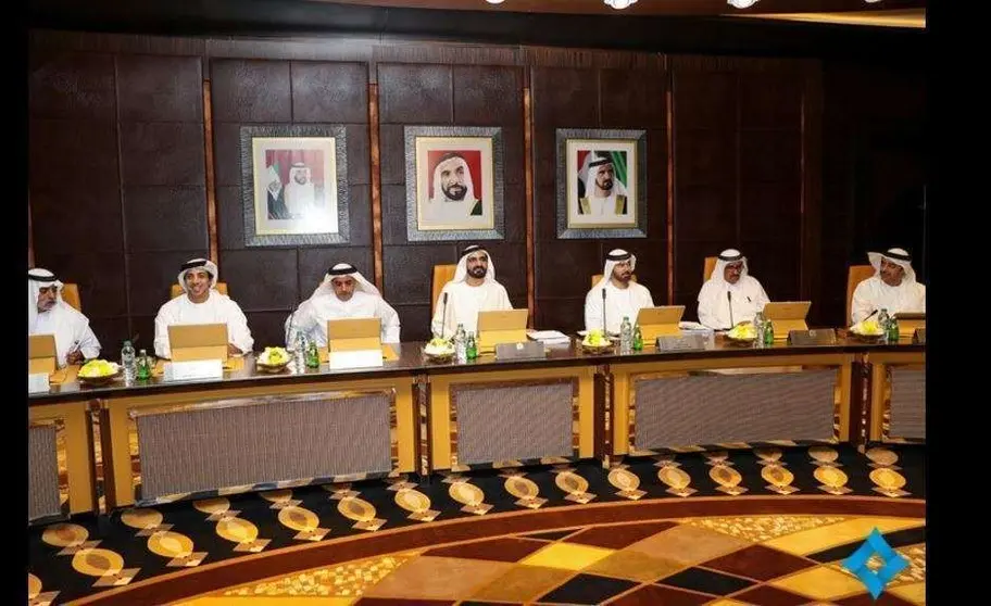 La reunión del Gabinete de EAU celebrada en Abu Dhabi este domingo.