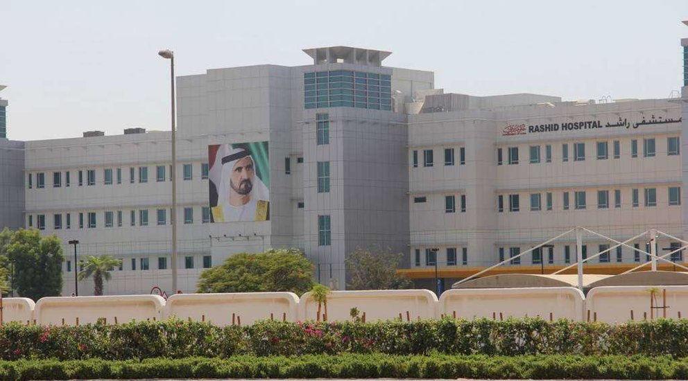Una imagen del hospital Rashid en Dubai (EL CORREO).