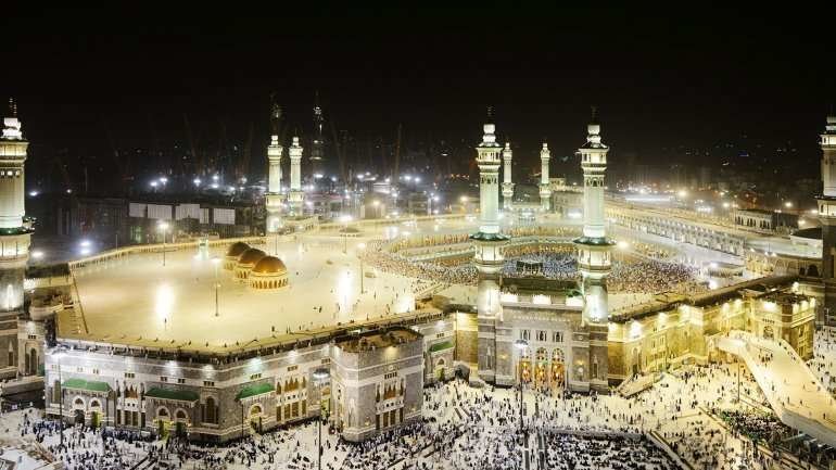 Una imagen de la Gran Mezquita de La Meca.