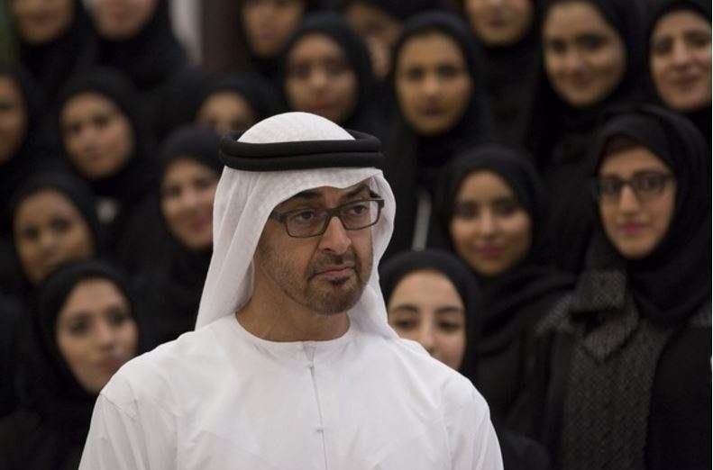 Una imagen del príncipe heredero de Abu Dhabi.