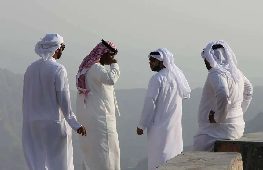 Eid al Adha en la montaña de Jebel Jais. (EL CORREO)