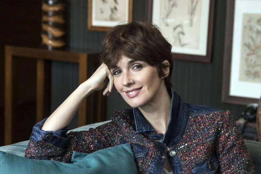 La actriz española Paz Vega quien posa en un hotel en Manhattan, Nueva York (Estados Unidos), durante una entrevista con Efe. (EFE/Miguel Rajmil)