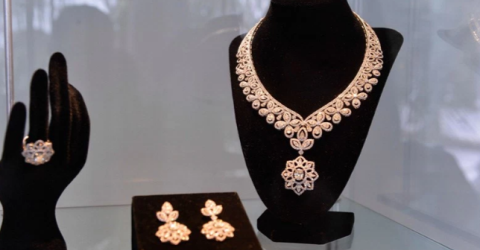 El conjunto de joyería que el rey de Arabia regaló a la esposa del presidente de Ecuador.