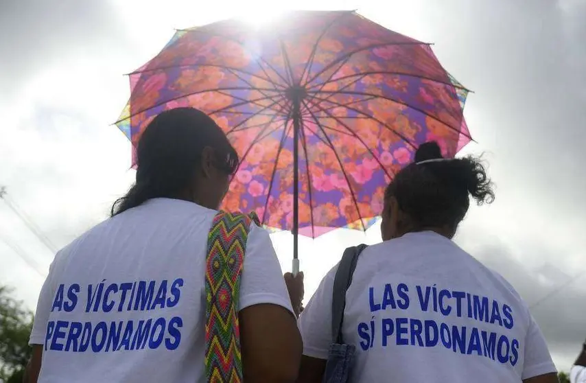 La lluvia hizo presencia en zonas colombianas durante la jornada electoral.