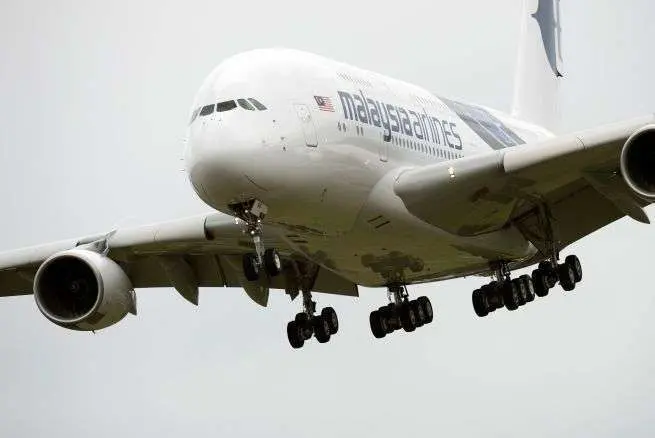 Un avión de la aerolínea Malaysia Airlines.