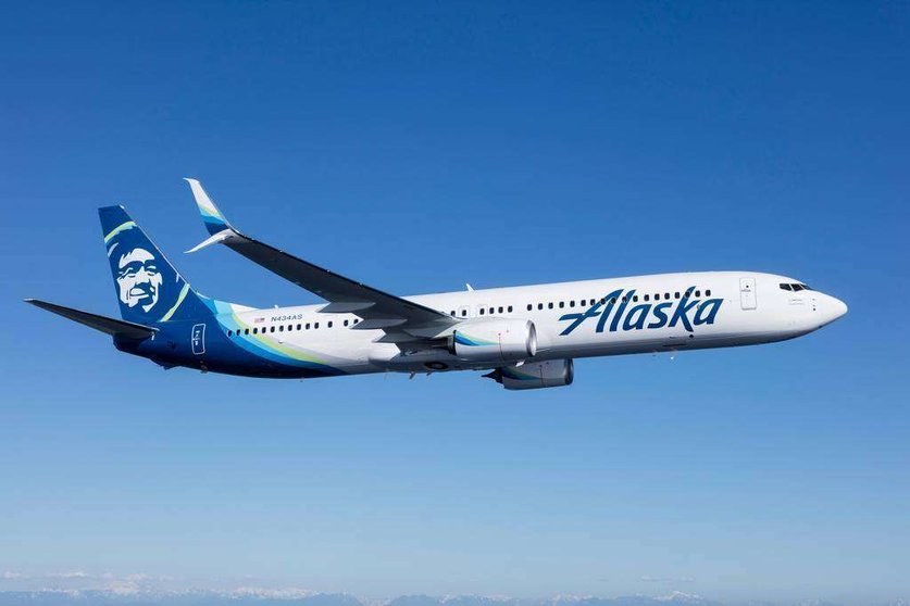 Un avión de la aerolínea Alaska Airlines. (Alaska Airlines)