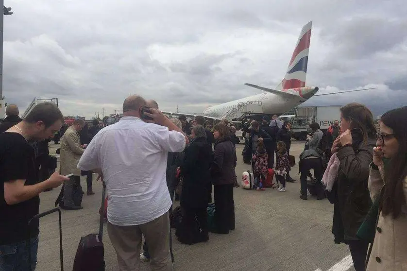 Una imagen de la pista del London City Airport.