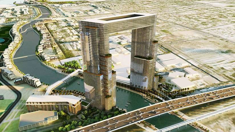 Después de tres años de obras el Gran Canal de Dubai estará pronto finalizado.