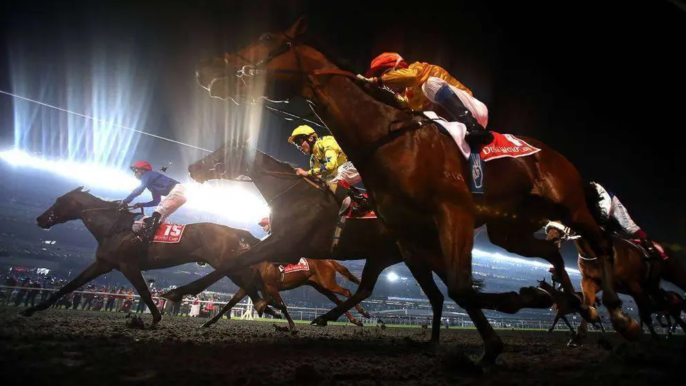 Una imagen del hipódromo de Meydan en Dubai.