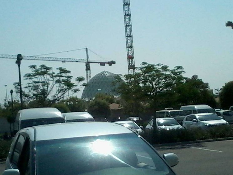 Trabajos en la construcción del Memorial en la Gran Mezquita Zayed (EL CORREO).