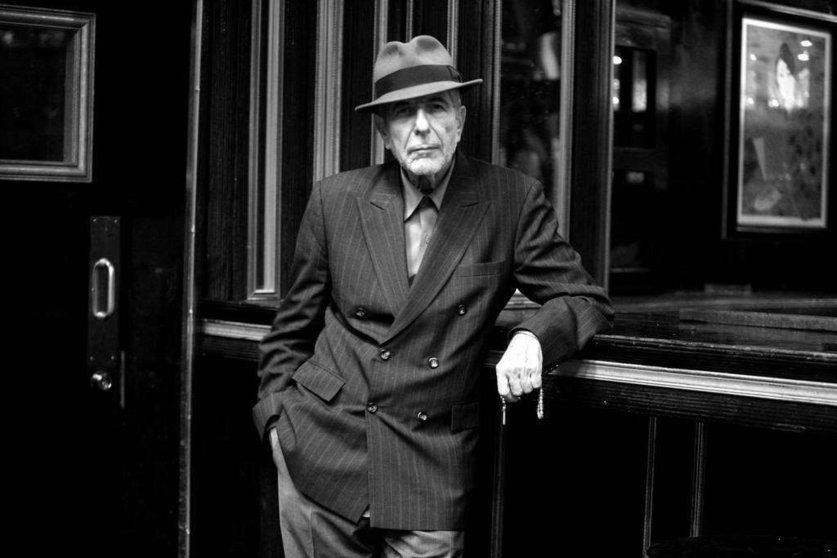 El mítico y admirado cantante canadiense Leonard Cohen.