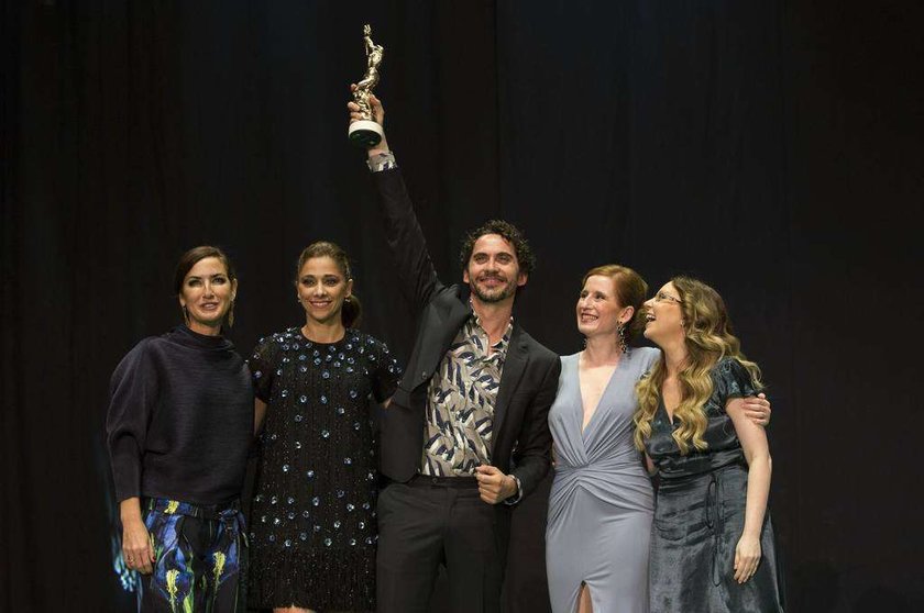 El actor Paco León recibe del Premio Luz del Festival de Cine Iberoamericano. (Cedida)