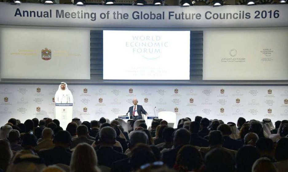 Desarrollo del encuentro anual del Consejo del Futuro Global del Foro Económico Mundial en Dubai. (@DXBMediaOffice)