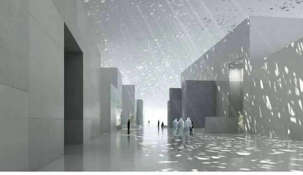 Una imagen del museo del Louvre en Abu Dhabi.