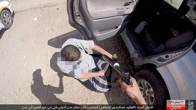 Una captura del vídeo difundido por Daesh.