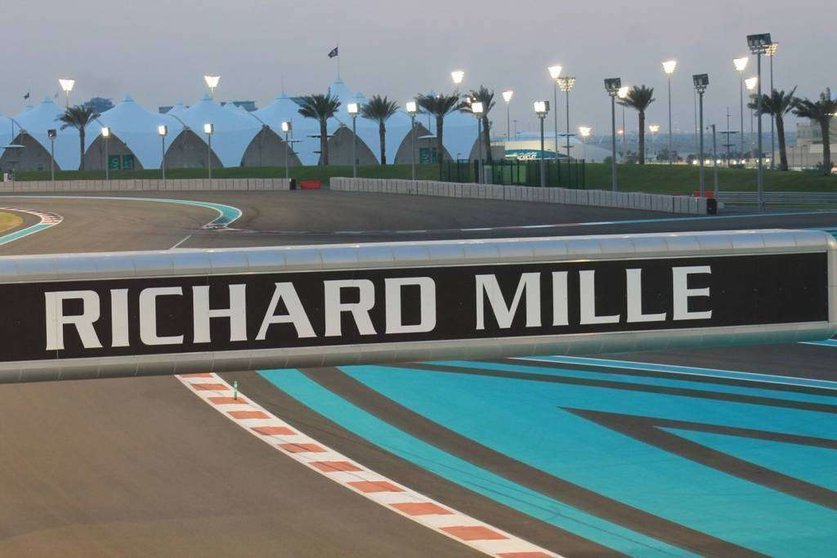 Una imagen del circuito de Abu Dhabi en Yas Island.