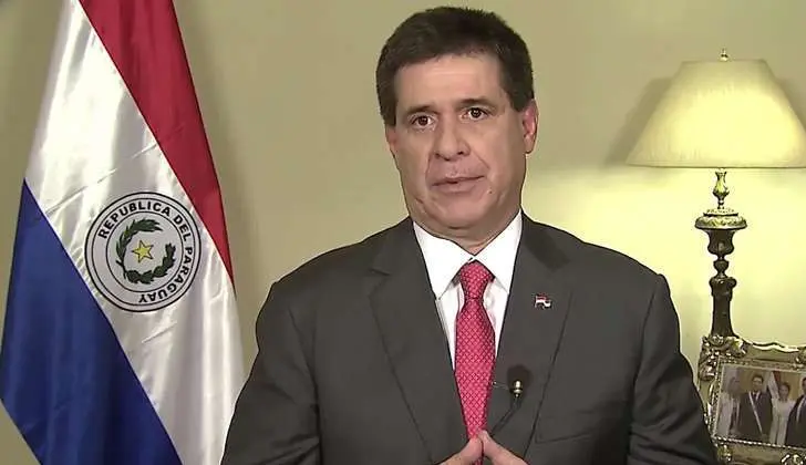 El presidente de Paraguay, Horacio Cartes.