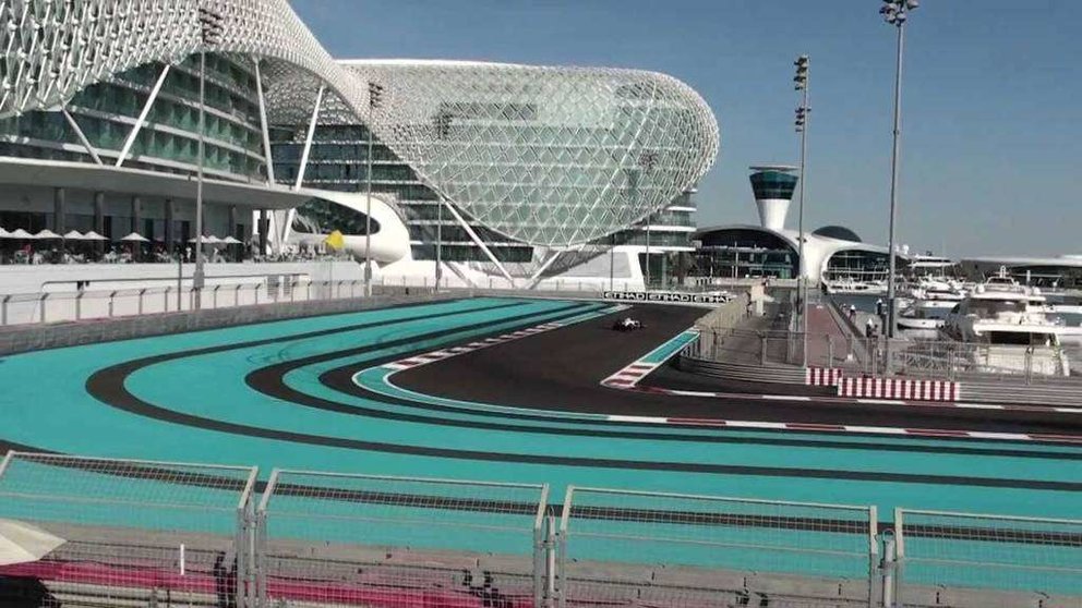 El circuito de Yas Island en Abu Dhabi.