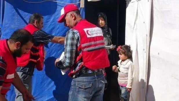 La Media Luna Roja de Qatar entregará ayuda humanitaria a refugiados.