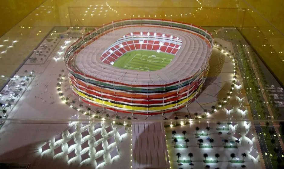 Al Gharafa Stadium en Doha, capital de Qatar.