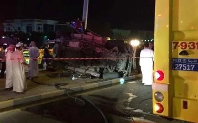 Accidente de tráfico de emiratíes en Arabia Saudita.