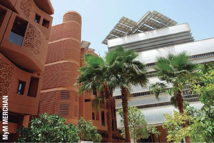 Perspectiva de Masdar City en Abu Dhabi (mymmerchan).