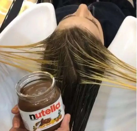 La estrella de Instagram en Dubai antes de teñirse el pelo.