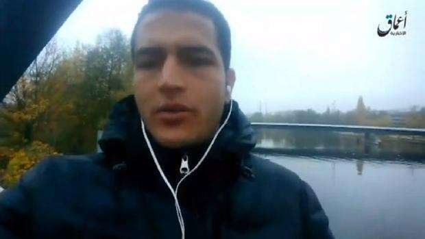 Una captura del vídeo grabado por el terrorista de Berlín.
