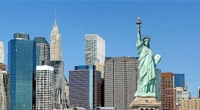 Una imagen de la Estatua de la Libertad en Nueva York.